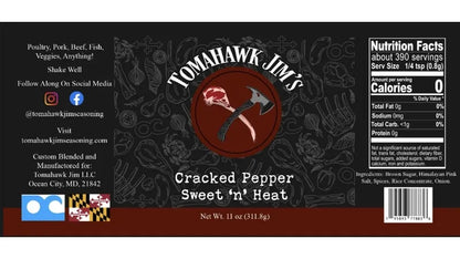 Tomahawk Jim's - Cracked Pepper Sweet ' N " Heat