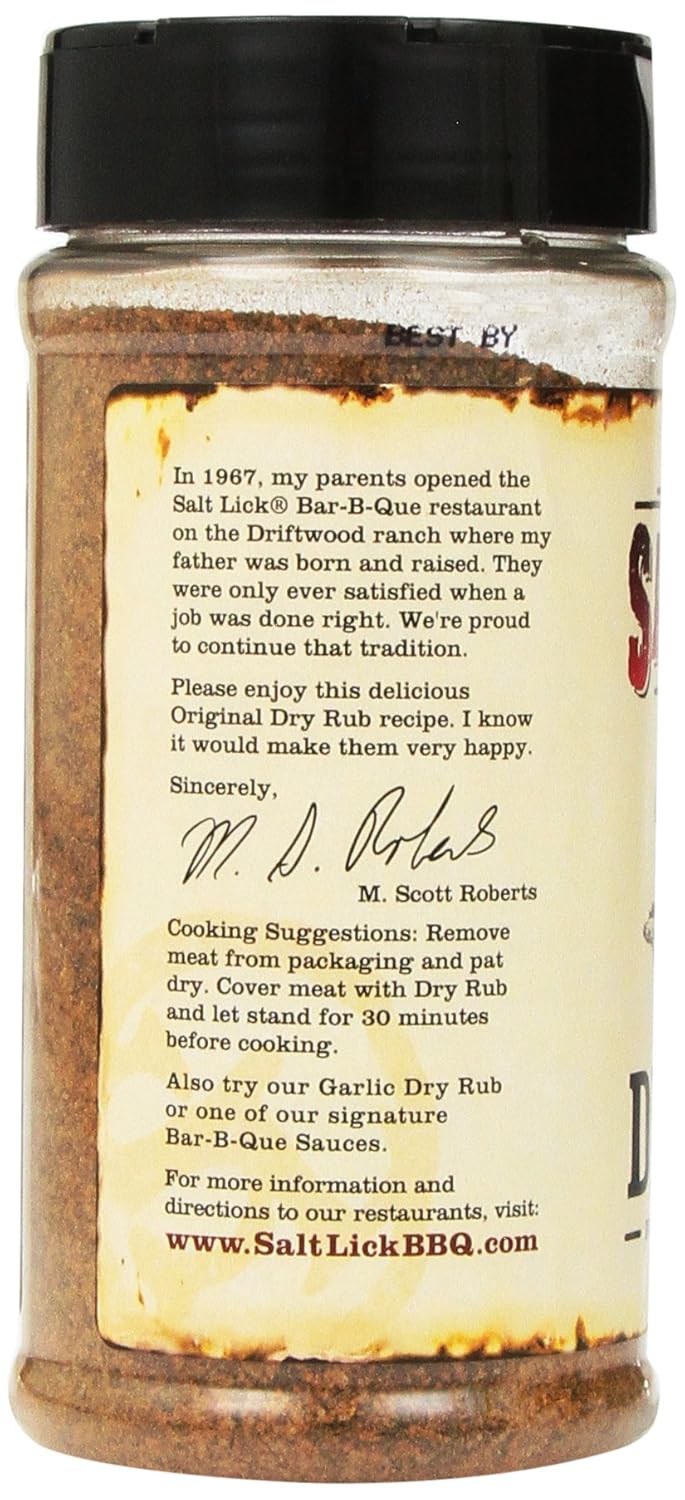 Salt Lick Original Dry Rub Seasoning - 12oz.