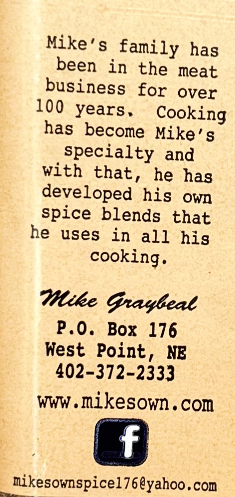 Mike's Own Original Spice