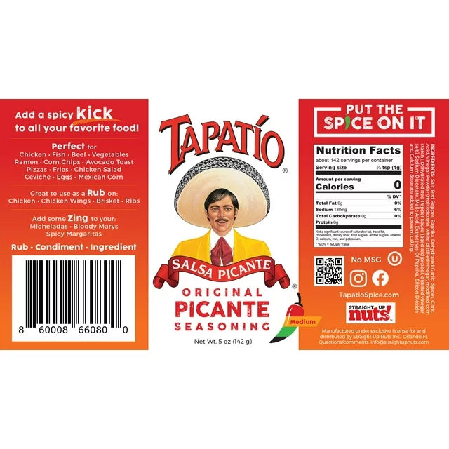 Tapatio Salsa Picante Seasoning Original - Medium